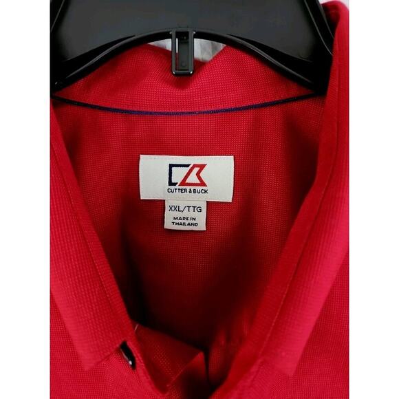 Cutter & Buck ~Men's XXL/TTG~ Red Button Down Shirt. - Picture 9 of 13